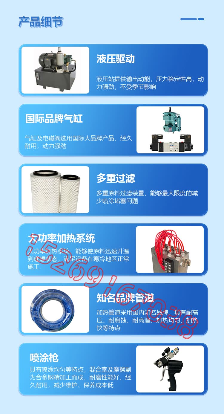 JX-H-T40液壓聚脲噴涂機設(shè)備詳情介紹圖片6 JX-H-T40液壓聚脲噴涂機設(shè)備詳情介紹圖片6