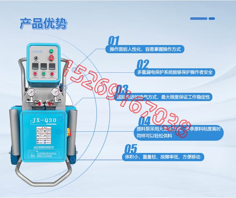 JX-Q30氣動聚脲噴涂機4 JX-Q30氣動聚脲噴涂機4